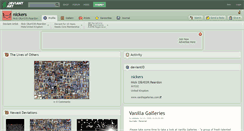 Desktop Screenshot of nickers.deviantart.com