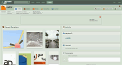 Desktop Screenshot of cutt3r.deviantart.com