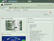 Tablet Screenshot of chinchepunta.deviantart.com