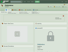 Tablet Screenshot of diddyhahoo.deviantart.com