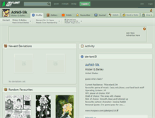 Tablet Screenshot of aohkii-sik.deviantart.com