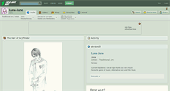 Desktop Screenshot of luna-june.deviantart.com