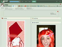 Tablet Screenshot of mvee.deviantart.com