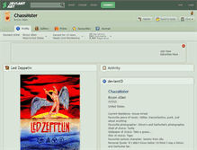 Tablet Screenshot of chaosmster.deviantart.com