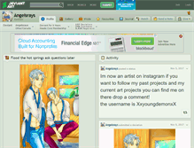 Tablet Screenshot of angelsrays.deviantart.com