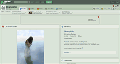 Desktop Screenshot of dhampirgir.deviantart.com