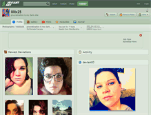 Tablet Screenshot of lillix25.deviantart.com