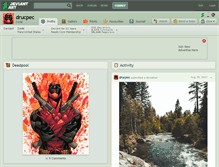 Tablet Screenshot of drucpec.deviantart.com
