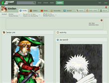 Tablet Screenshot of kimlien.deviantart.com
