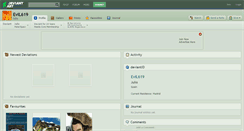 Desktop Screenshot of evil619.deviantart.com