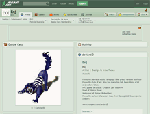 Tablet Screenshot of enj.deviantart.com