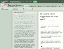 Tablet Screenshot of children-of-serenity.deviantart.com