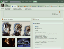 Tablet Screenshot of frittz.deviantart.com