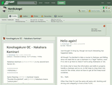 Tablet Screenshot of nordicangel.deviantart.com