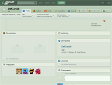 Tablet Screenshot of def3and8.deviantart.com