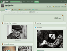Tablet Screenshot of maradamian.deviantart.com
