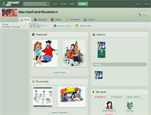 Tablet Screenshot of max-goof-and-roxanne.deviantart.com