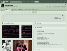 Tablet Screenshot of jordanbugg.deviantart.com