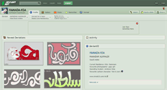 Desktop Screenshot of hamada-ksa.deviantart.com