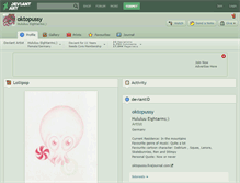 Tablet Screenshot of oktopussy.deviantart.com