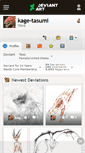 Mobile Screenshot of kage-tasumi.deviantart.com