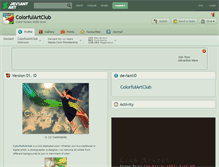 Tablet Screenshot of colorfulartclub.deviantart.com