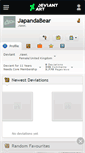 Mobile Screenshot of japandabear.deviantart.com