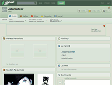 Tablet Screenshot of japandabear.deviantart.com