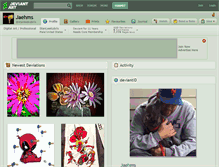Tablet Screenshot of jaehms.deviantart.com