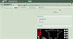 Desktop Screenshot of gamergirl216.deviantart.com