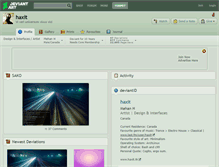 Tablet Screenshot of haxit.deviantart.com