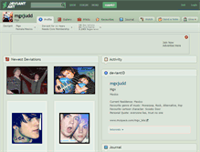 Tablet Screenshot of mgxjudd.deviantart.com