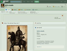Tablet Screenshot of bitrix-studio.deviantart.com