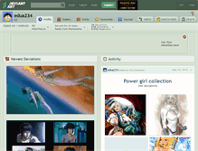 Tablet Screenshot of edua234.deviantart.com