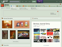 Tablet Screenshot of miriele.deviantart.com
