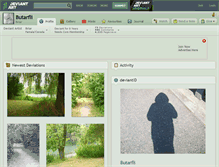 Tablet Screenshot of butarfli.deviantart.com