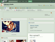 Tablet Screenshot of katsuya-x-kyoko.deviantart.com