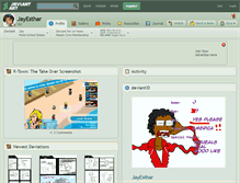 Tablet Screenshot of jayesthar.deviantart.com