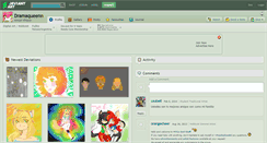 Desktop Screenshot of dramaqueenn.deviantart.com