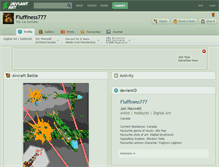 Tablet Screenshot of fluffiness777.deviantart.com