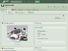 Tablet Screenshot of michavonder.deviantart.com