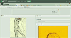 Desktop Screenshot of peixe-lua.deviantart.com