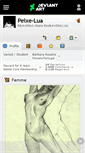 Mobile Screenshot of peixe-lua.deviantart.com