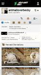 Mobile Screenshot of animalloverbecky.deviantart.com