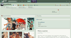 Desktop Screenshot of lvy-sunflower.deviantart.com
