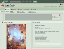 Tablet Screenshot of penguinfrontier.deviantart.com