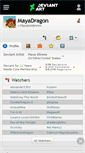 Mobile Screenshot of mayadragon.deviantart.com