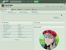 Tablet Screenshot of mayadragon.deviantart.com