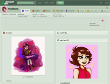 Tablet Screenshot of madtoast.deviantart.com