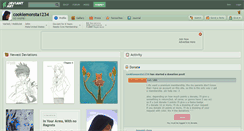Desktop Screenshot of cookiemonsta1234.deviantart.com